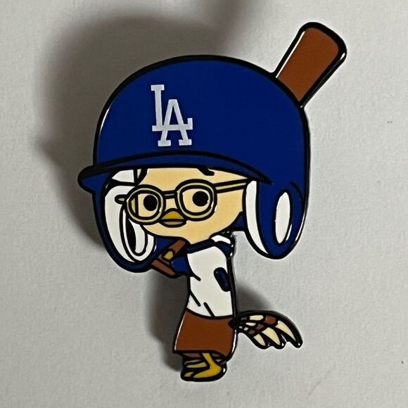 LA Dodgers Chicken Little Batter Hat Pin Pins Hats Bag Baseball Fitted New Era - Picture 1 of 8